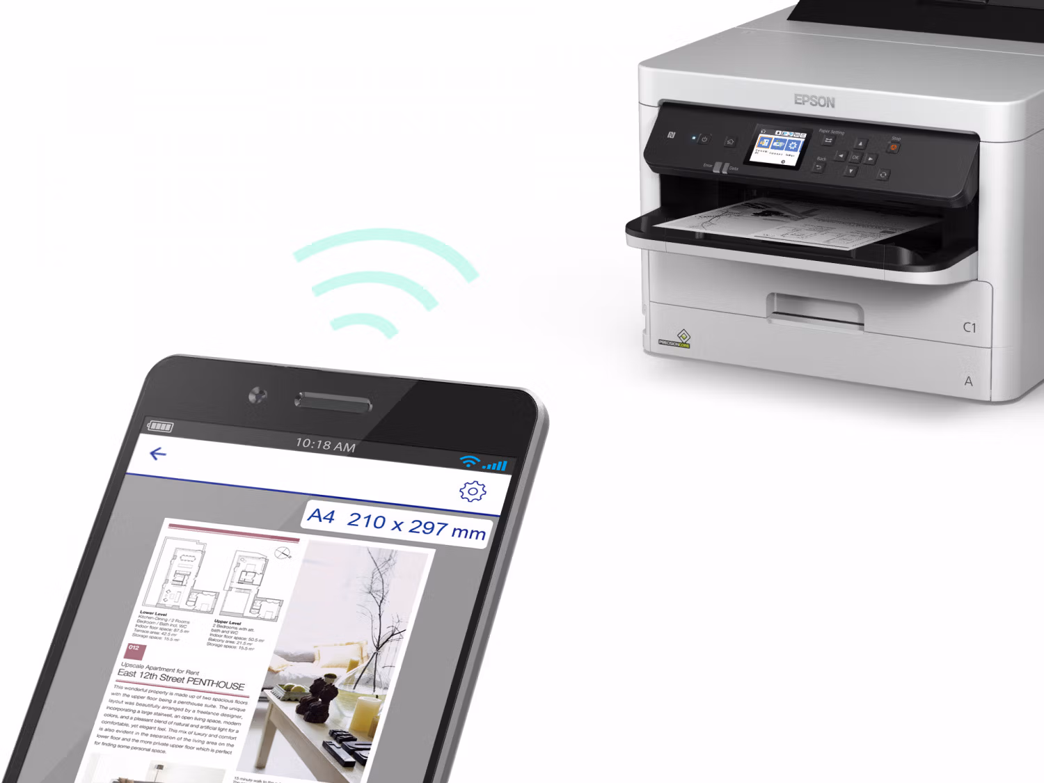 Epson WorkForce Pro WF-C5290DW - Görsel 5