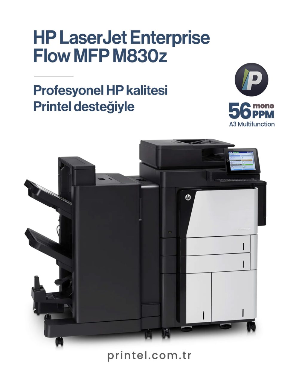HP LaserJet Enterprise flow MFP M830z 8