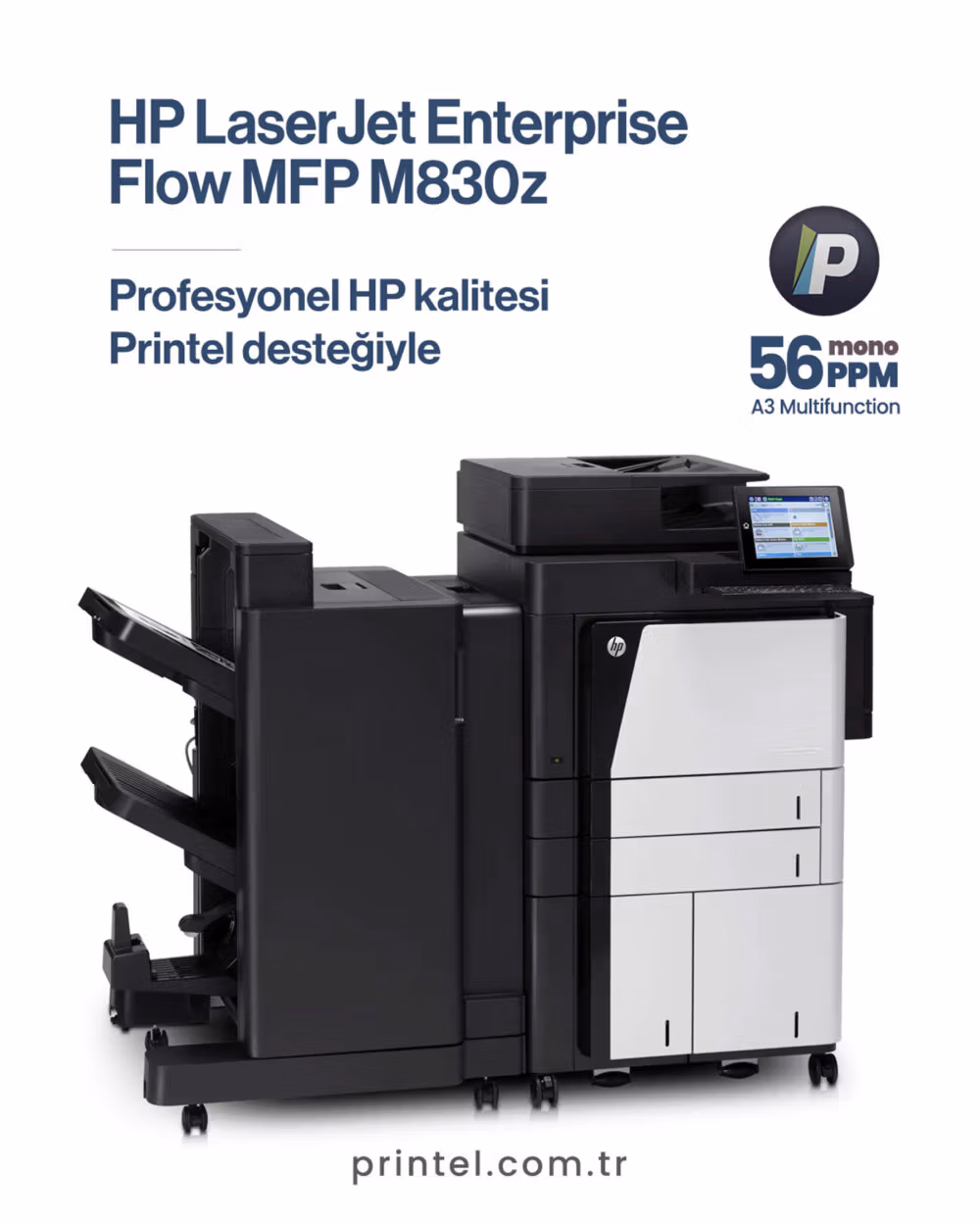 HP LaserJet Enterprise flow MFP M830z - Görsel 6
