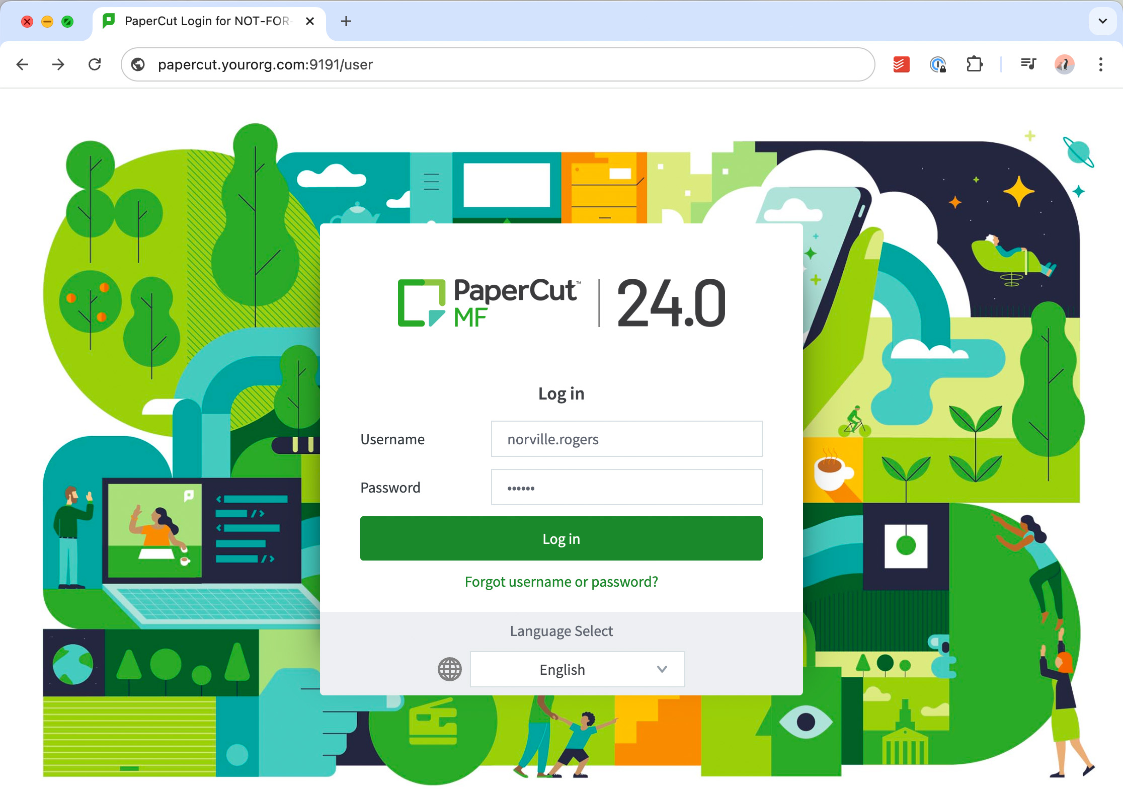 papercut web app
